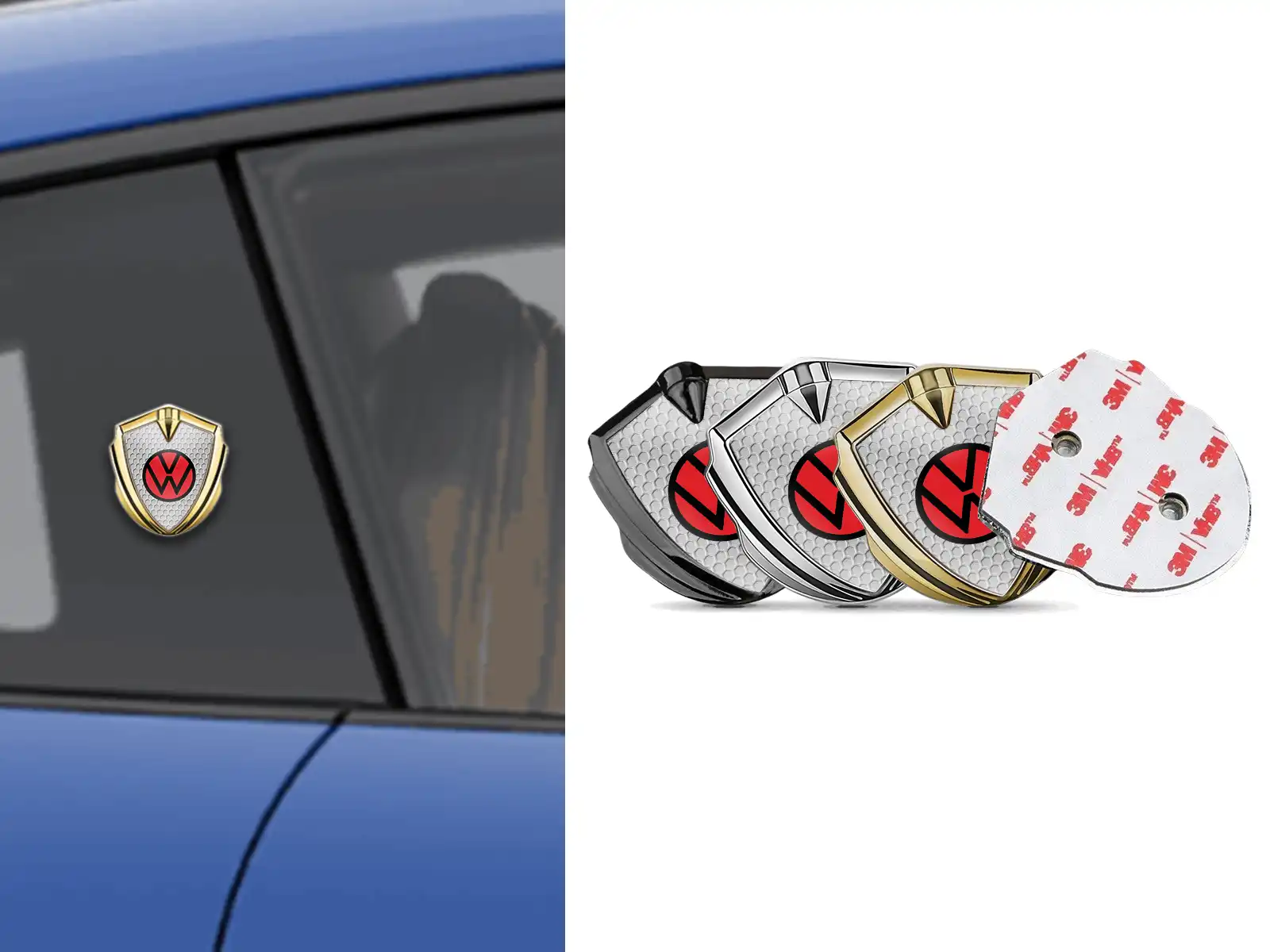 VW Insignia De Logo 3D Edición Limitada Chic 3D Escudo